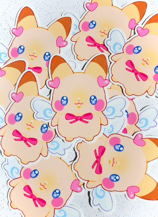 Pika Angel Sticker