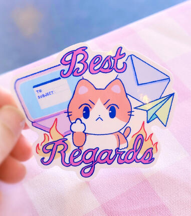 Best Regards Sticker