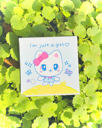 I'm Just a Girl Sticker